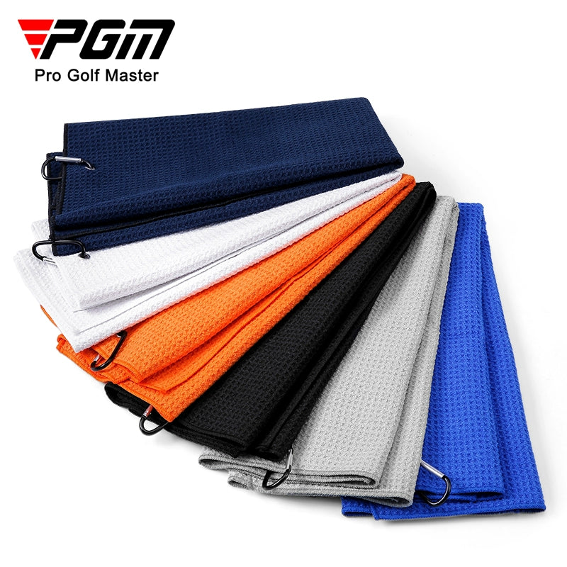 PGM Golf Towel Club Ball Bag Cleaning Cloth Waffle Water-Absorbing Quick-Drying Sports Hood 40 X60cm Extra Large