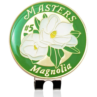 The Masters Augusta Georgia Golf Ball Marker with Magnetic Golf Hat Clip Marker US Map