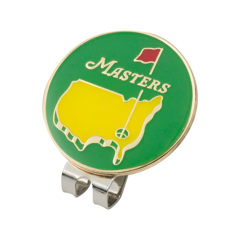 Masters Augusta Georgia Golf Ball Marker with Magnetic Golf Hat Clip Marker 1Pcs Golf Hat Clip Magnetic Golf Cap Clips