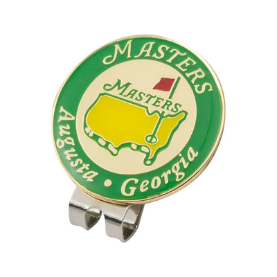 Masters Augusta Georgia Golf Ball Marker with Magnetic Golf Hat Clip Marker 1Pcs Golf Hat Clip Magnetic Golf Cap Clips