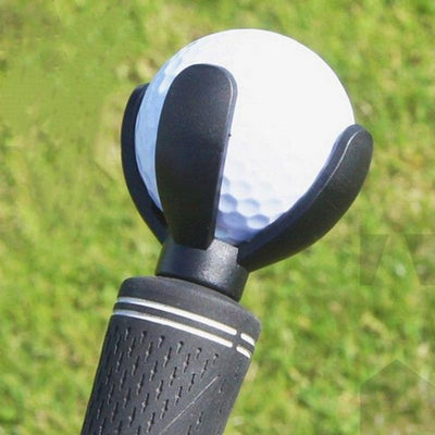 Mounchain  Golf Ball Pick Up Tool Petal Shaped Suction Cup Picker For Sucker Retriever Putter Grip