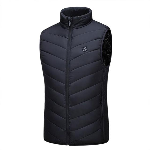 Heating vest washable USB charging heating warm vest three-speed control temperature heated jacket outdoor camping hiking golf