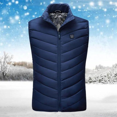 Heating vest washable USB charging heating warm vest three-speed control temperature heated jacket outdoor camping hiking golf