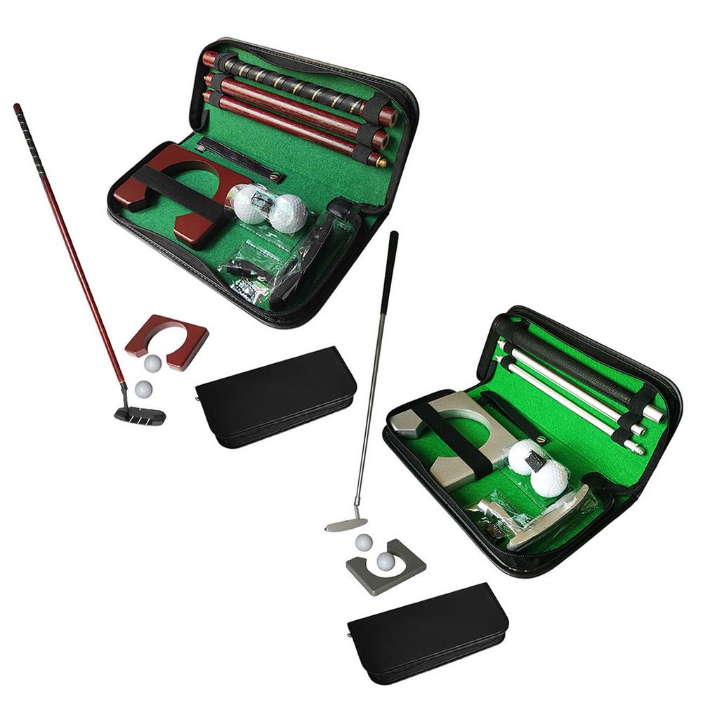 Golf Putter Set Portable Mini Golf Equipment Practice Kit with Detachable Putter Ball for Indoor/Outdoor Golf Trainer Kit