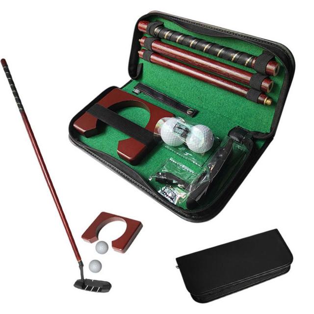 Golf Putter Set Portable Mini Golf Equipment Practice Kit with Detachable Putter Ball for Indoor/Outdoor Golf Trainer Kit