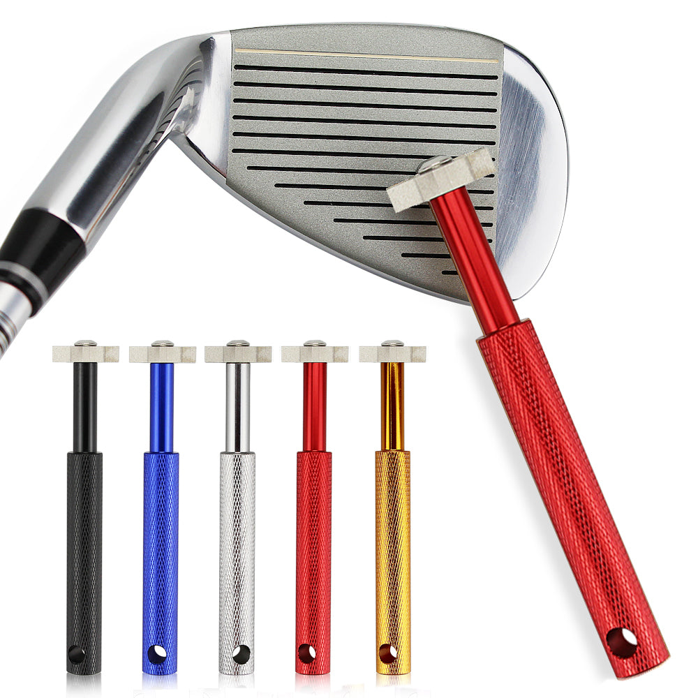 Golf Groove Tool Golf Iron Wedge Club Groove Sharpener Cleaner  Tool VU Blade ，6 Cutters Golf Accessories Cleaner Practice