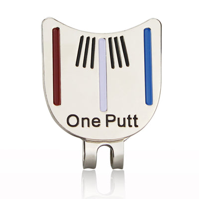 Golf Ball Marker Hat Clip With Magnet Ball Mark One Putt Golf Putting Alignment Aiming Cap Clips Drop Ship