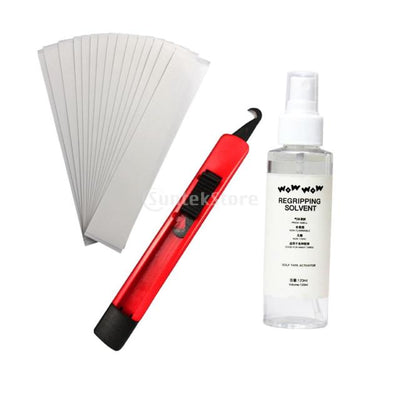 Golf Grip Kits for Regripping Golf Clubs Grip Tape, Grip Solvent, Hook Blade Golf Putters Re-grip Tools Shaft Re-Gripping