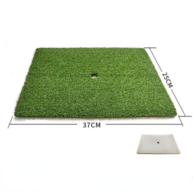 New Golf Hitting Mat 3 Grasses With Rubber Tee Hole Golf Training Aids Indoor Outdoor Tri-Turf Golf Hitting Grass Golf Mats