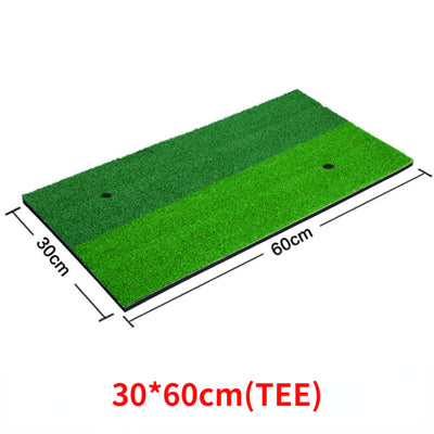 New Golf Hitting Mat 3 Grasses With Rubber Tee Hole Golf Training Aids Indoor Outdoor Tri-Turf Golf Hitting Grass Golf Mats